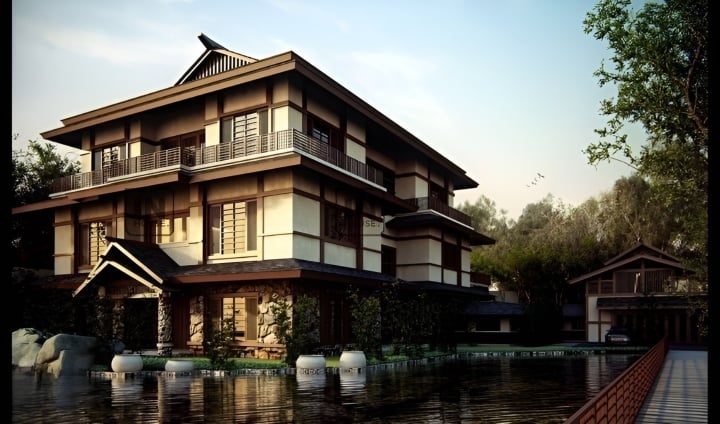 Mẫu biệt thự kiểu Nhật đón đầu xu thế nhà ở 2023 - 3