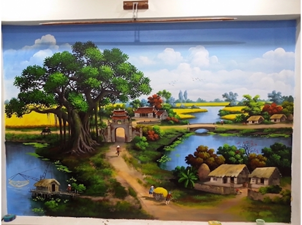 100+ Mẫu vẽ tranh tường phong cảnh thiên nhiên đẹp ấn tượng 21 630259af24ba587351273aad ve tranh dong que