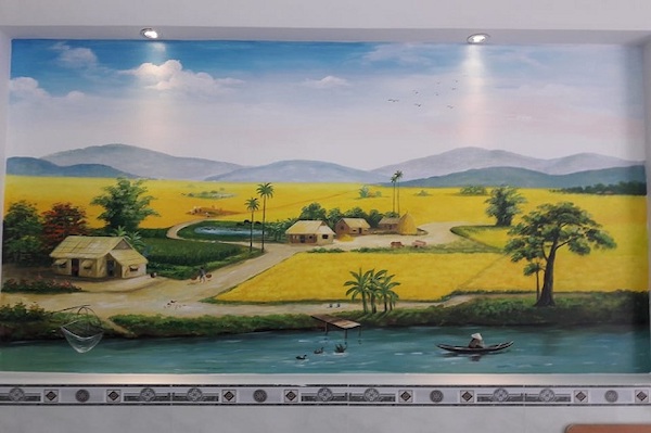 100+ Mẫu vẽ tranh tường phong cảnh thiên nhiên đẹp ấn tượng 22 630259b5350a3808923cbf9c ve tranh dong que 5