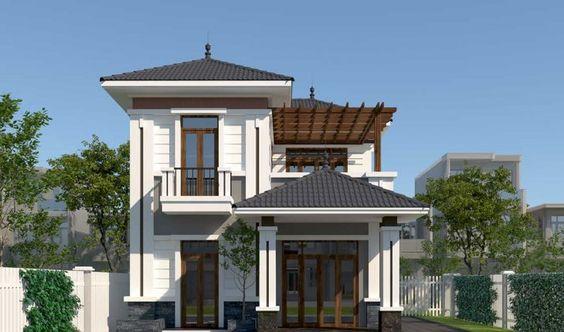 Top 100 Mẫu biệt thự 2 tầng mái Nhật đẹp hiện đại ấn tượng xu hướng 2024 92 mau nha 2 tang mai nhat 3 phong ngu e505cfae91