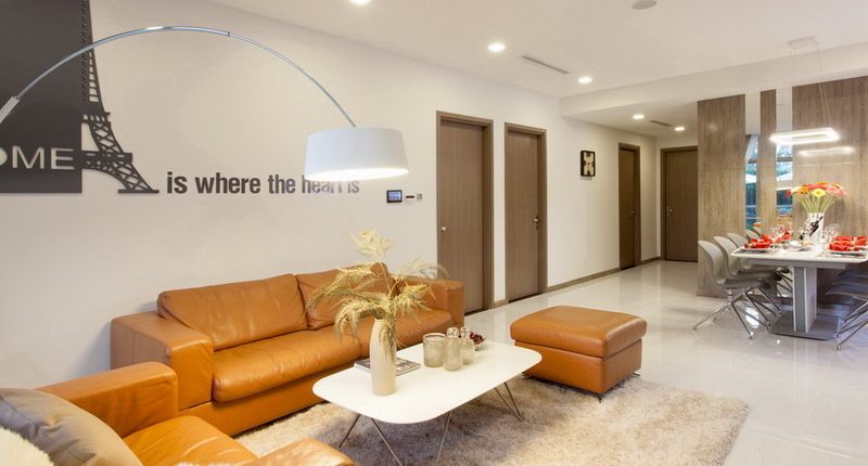 Những mẫu nội thất căn hộ chung cư đẹp hiện đại và sang trọng 45 hinh anh can ho mau vinhomes central park thiet ke chi tiet so 2