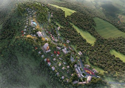 Top 100 Mẫu thiết kế resort - khu nghỉ dưỡng đẹp đẳng cấp xu hướng 2025 56 thiet ke quy hoach khu nghi duong 10hecta tai quanba hagiang the mushroom resort view 11