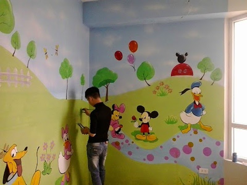 20 Mẫu vẽ tranh tường Hải Phòng nghệ thuật chất lượng 12 20 mau ve tranh tuong hai phong nghe thuat chat luong 3730 3