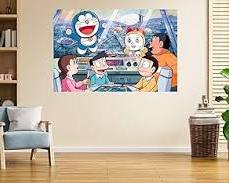 30 Mẫu vẽ tranh tường Doremon tinh nghịch dễ thương 9 Hình ảnh về Doremon and his gadgets wall painting