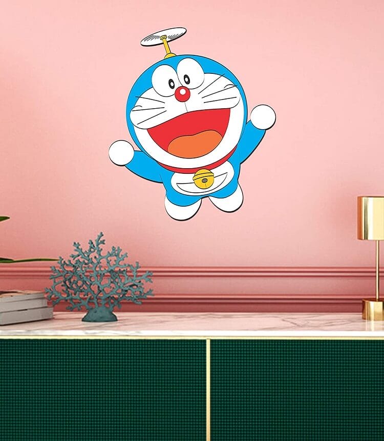 Vẽ tranh tường Mỹ Thuật Sen Việt 30 Mẫu Vẽ Tranh Tường Doremon Ngộ Nghĩnh Đáng Yêu 53 tranh vẽ tường doremon