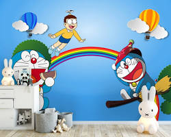 30 Mẫu vẽ tranh tường Doremon tinh nghịch dễ thương 10 Hình ảnh về Doremon adventure wall painting