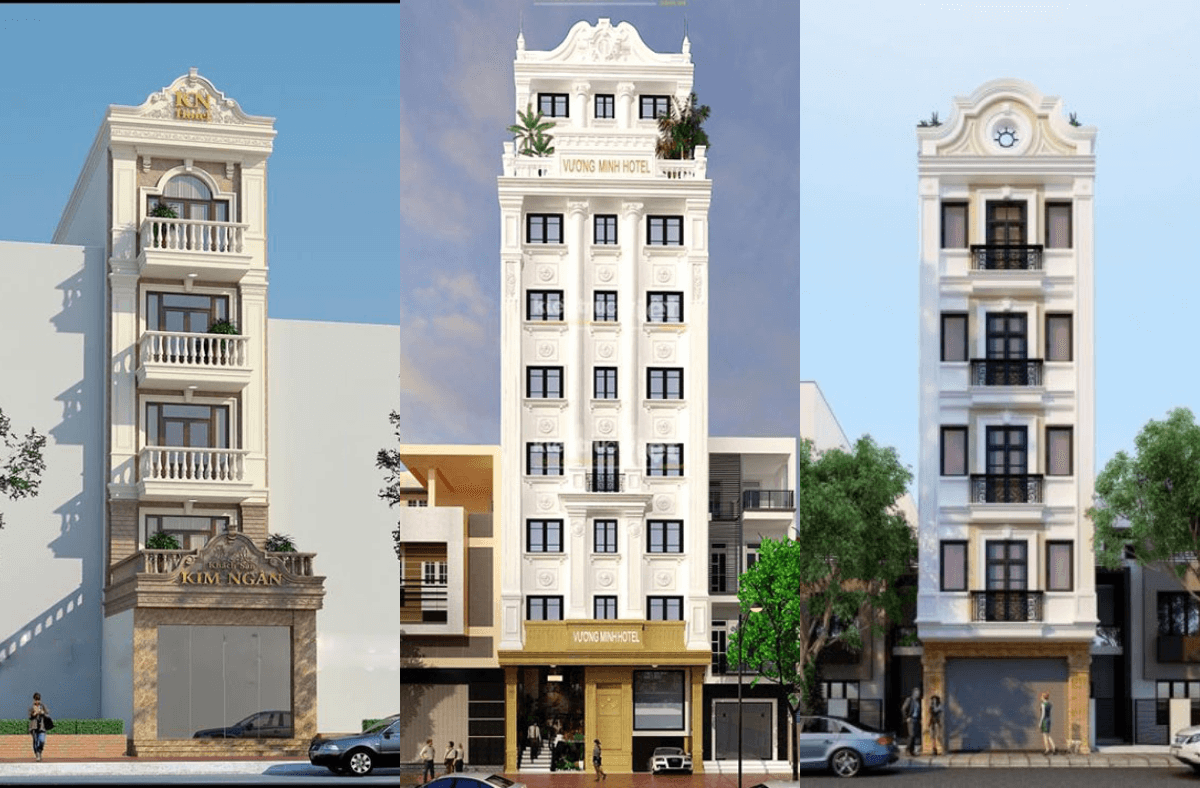 Tiêu chuẩn thiết kế khách sạn đẹp sang trọng đẳng cấp 10 Thiet ke khach san phong cach tan co dien 1