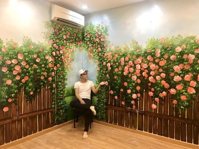 Kĩ thuật vẽ dây leo tường 2024 đơn giản mà gây ấn tượng 19 vẽ hoa leo trên tường