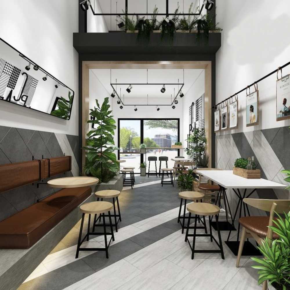 Top 100 mẫu thiết kế quán cafe đẹp độc đáo xu hướng hiện nay 16 thiet ke nha ong 1
