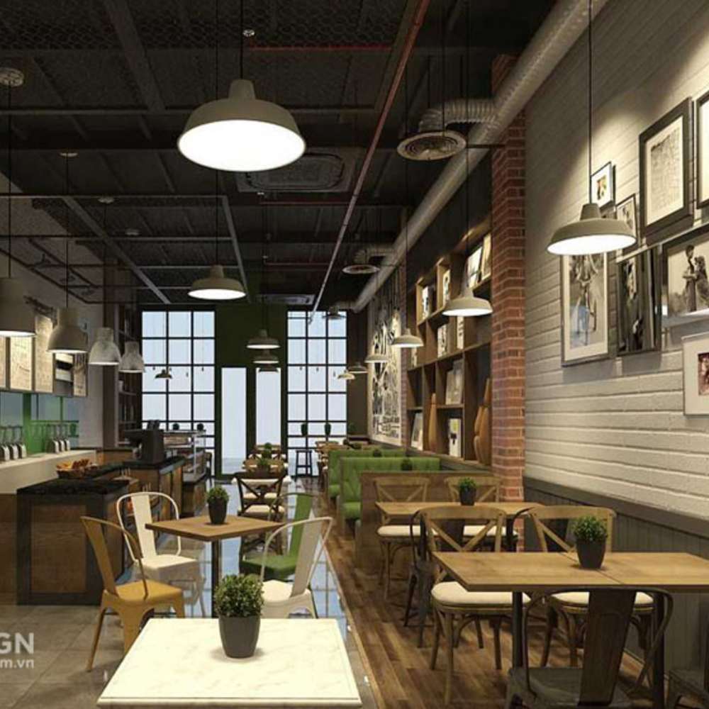 Top 100 mẫu thiết kế quán cafe đẹp độc đáo xu hướng hiện nay 17 thiet ke nha ong 2