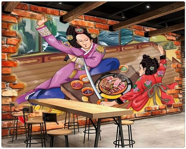 ve tranh tuong quan an hq3 Top 101 Mẫu vẽ tranh tường quán ăn đẹp giá rẻ xu hướng hiện nay Top 101 Mẫu vẽ tranh tường quán ăn đẹp giá rẻ xu hướng hiện nay